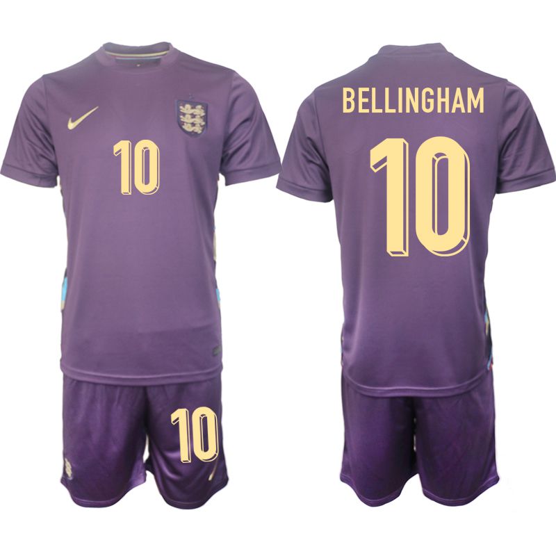 Men 2024-2025 Season England away purple #10 Soccer Jerseys->->Soccer Country Jersey